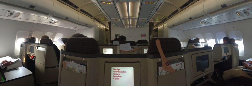 SWISS cabin panorama business