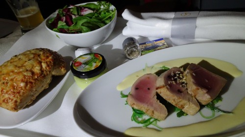 Lufthansa business class entree 747-8