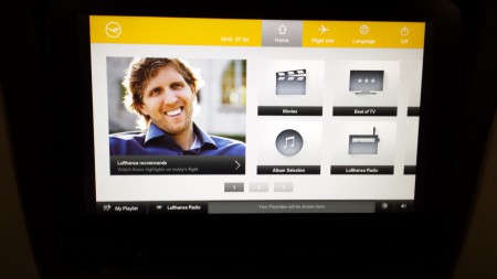 Lufthansa premium economy entertainment