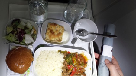 lufthansa premium economy meal