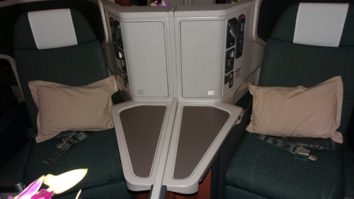 Cathay Pacific Business class twin seats