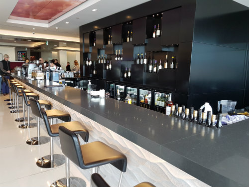 The middle seats have a moveable divider between them.