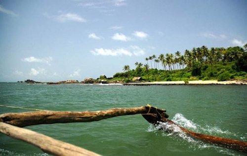 Beaches of Goa, India.