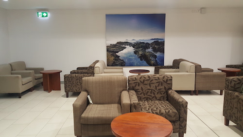 Fiji Airways temporary Lounge, Nadi Fiji