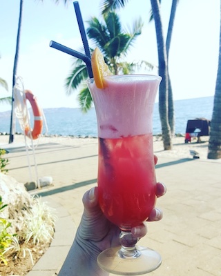 Cocktails at DoubleTree Sonaisali Island Fiji