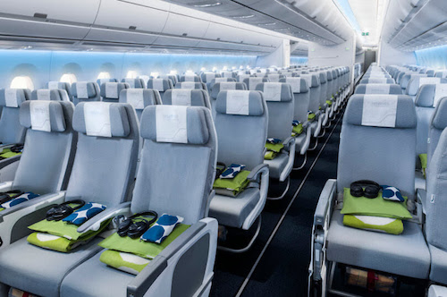 Finnair Economy Comfort is located int he first 4-5 rows of the Economy Cabin.