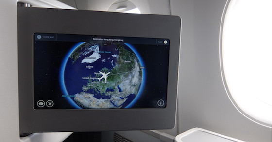 Finnair 12.1 inch touch screen.
