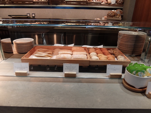 Fresh bread to choose from.