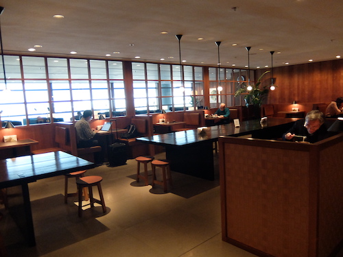 Restaurant style dining.