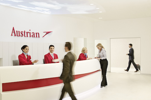 Austrian Airlines Senators Lounge Vienna Airport