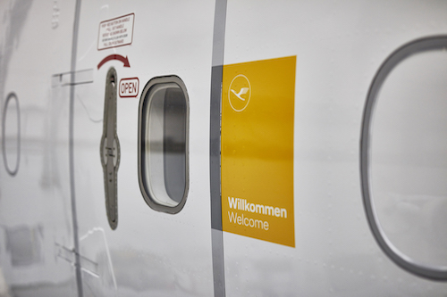 Yellow accents welcoming you onboard.