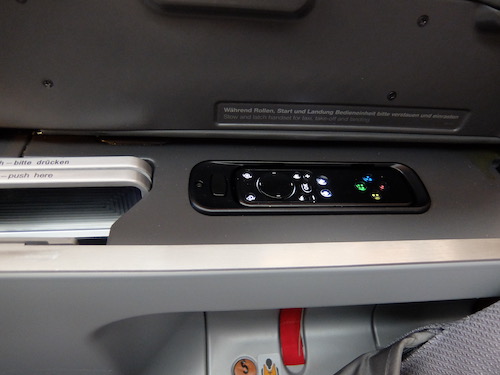 Table and entertainment control.