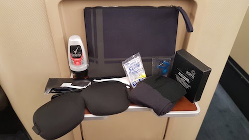 Amenity kit including ASPAR products