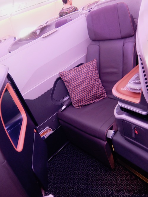 Singapore Airlines new A380 Business Class Seat