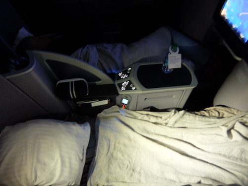 The Saks Fifth Avenue bedding all set up