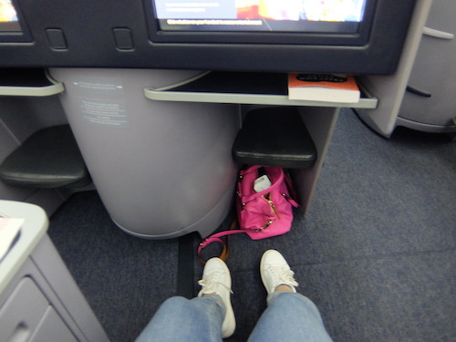 Plenty of leg room onboard.