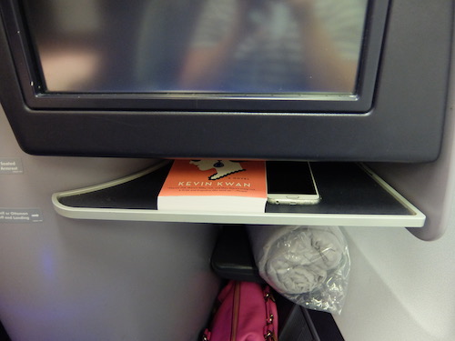 Book/Laptop shelf under your entertainment screen.
