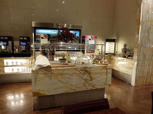 Singapore Airlines First Class Lounge Buffet.