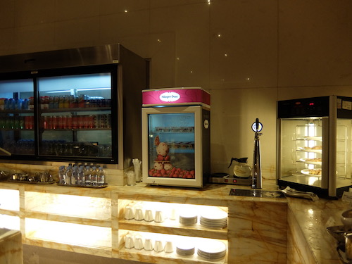 Haagen Dazs ice cream available in the First Class Lounge.