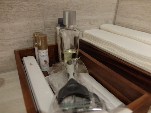 SilverKris First Class Lounge Showers.