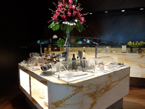 Buffet dining in The Private Room.