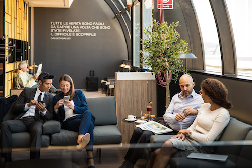 The new Star Alliance lounge in Rome FCO Airport