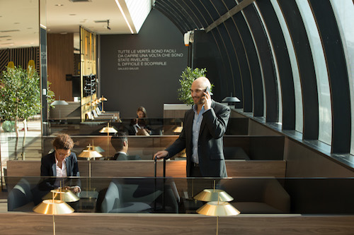 The new Star Alliance lounge in Rome FCO Airport