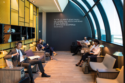 The new Star Alliance lounge in Rome FCO Airport