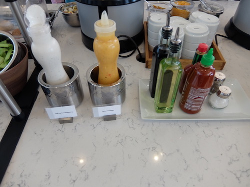 Lunch at the United Club in Newark Airport