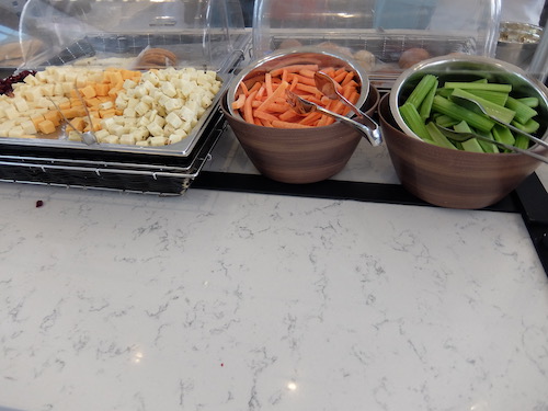 Lunch at the United Club in Newark Airport