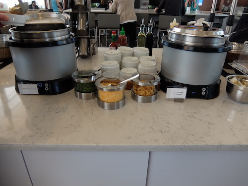 Lunch at the United Club in Newark Airport