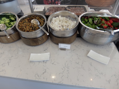 Lunch at the United Club in Newark Airport