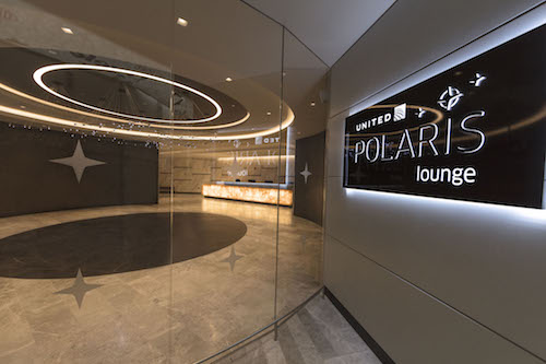 The Polaris Lounge Entrance at New York's Newark Airport