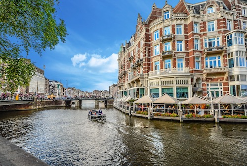 round the world airfare including Amsterdam