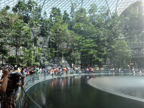 The base of the Jewel waterfall