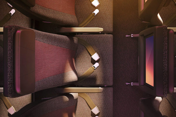 New Virgin Atlantic A350 economy seat