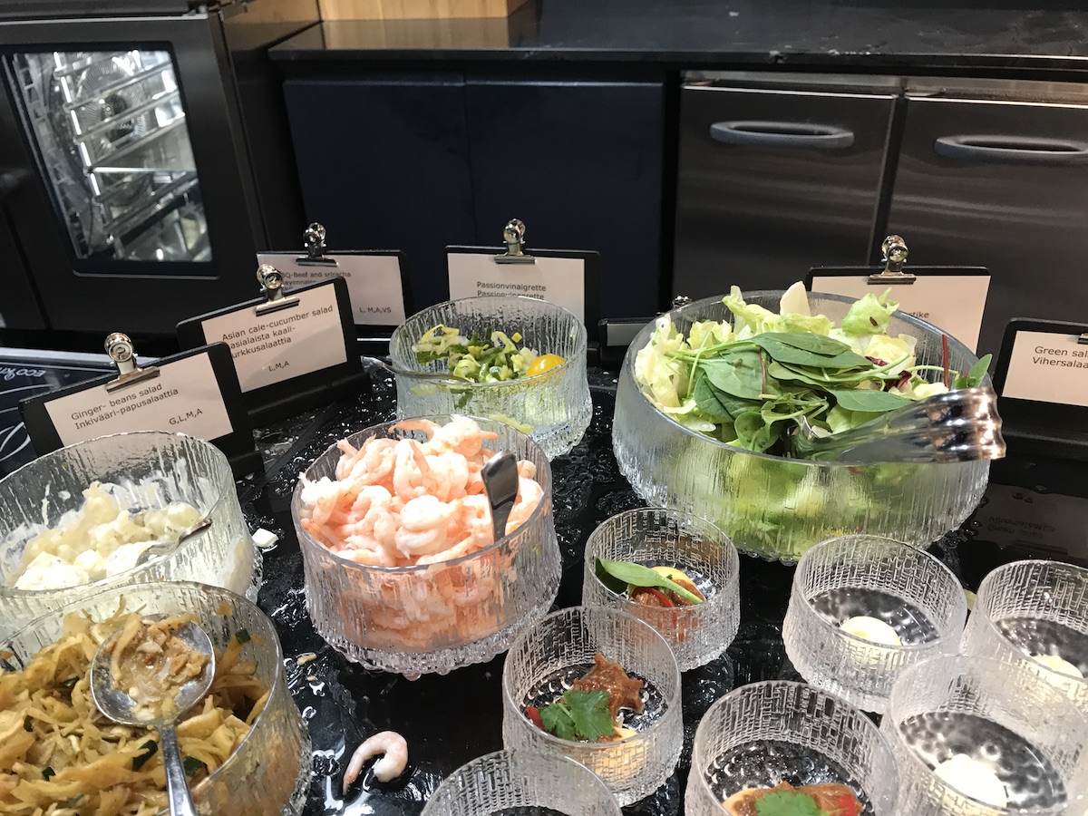 Finnair Platinum Lounge Buffet