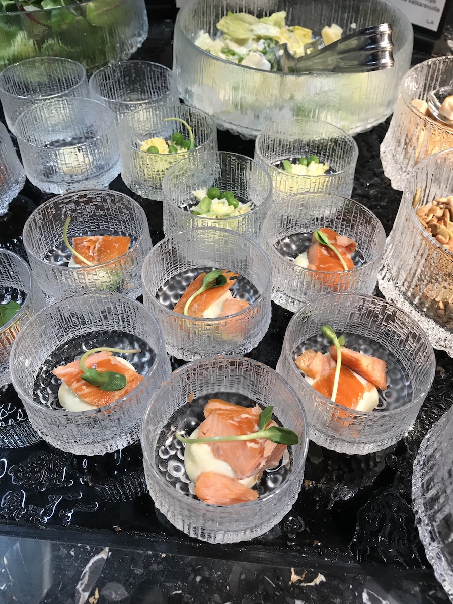 Finnair Platinum Lounge Buffet