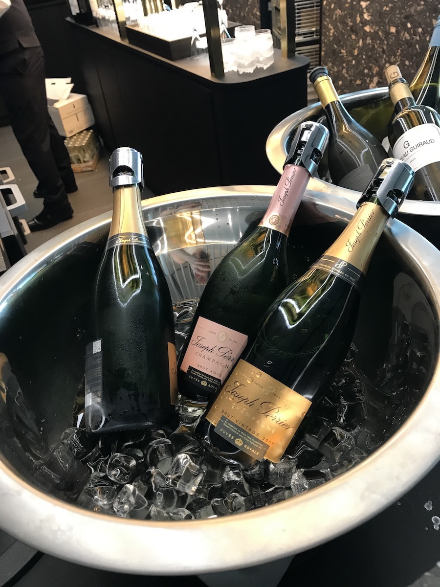 Platinum lounge wine selection