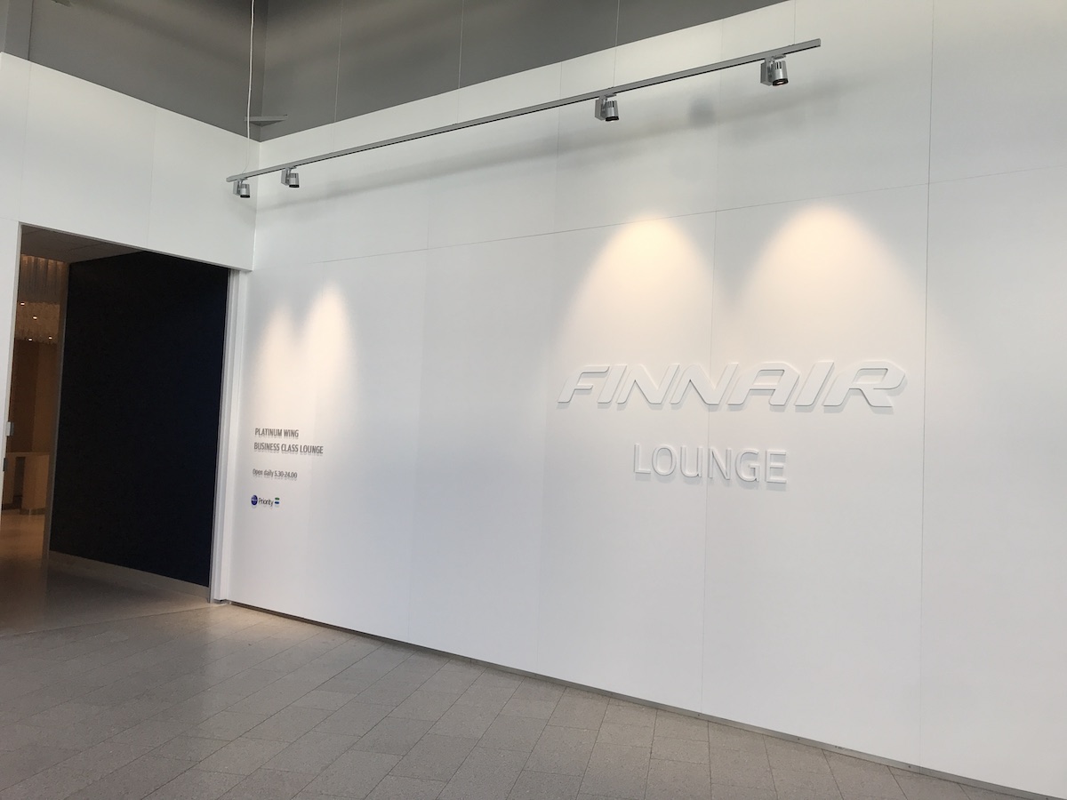 Finnair Platinum Lounge Entrance