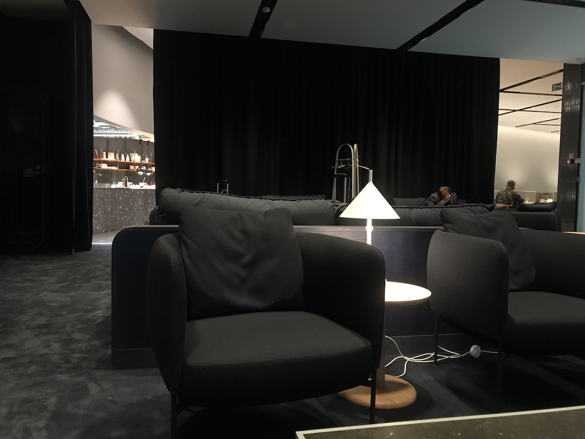 Seating in the Finnair Platinum Premium Lounge