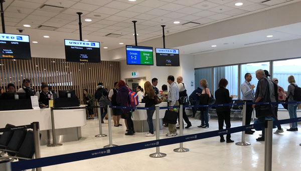 United Airlines Group Boarding