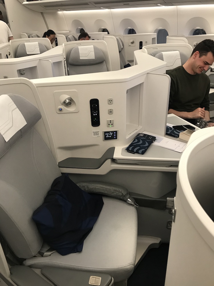 Finnair Business Class Middle Seats