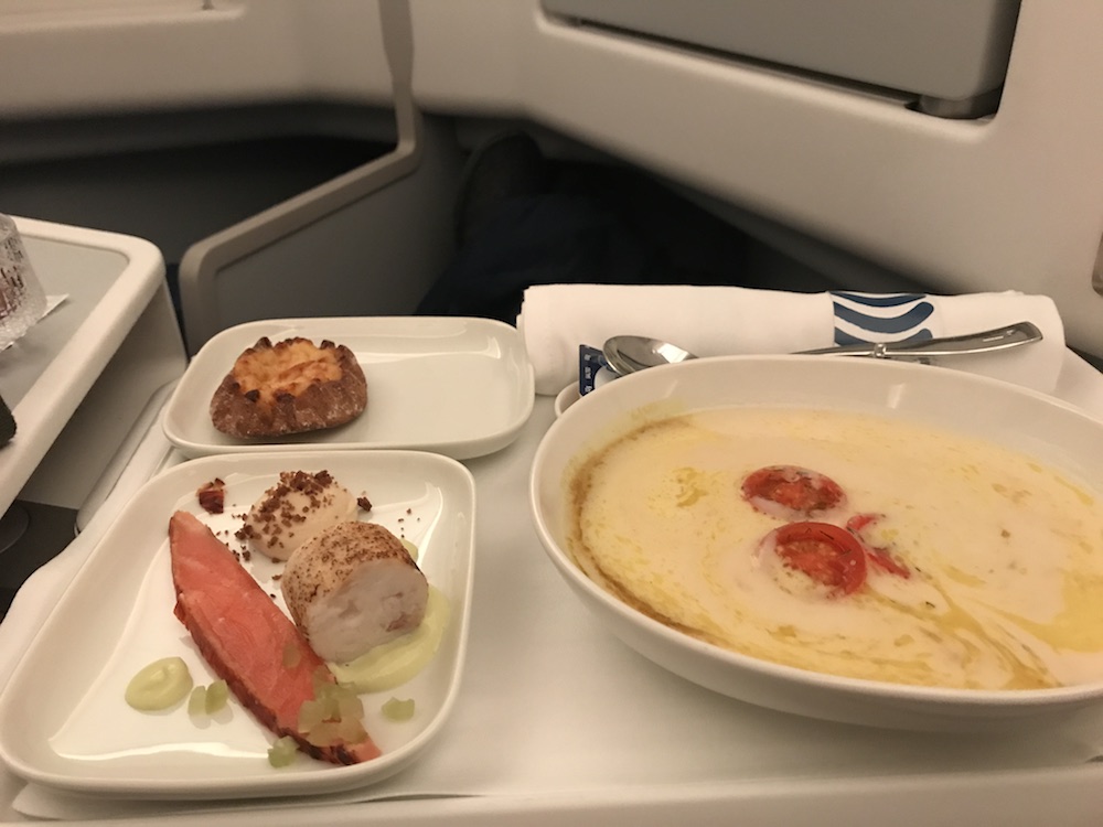 Inflight meals feature Signature Finnish flavours.
