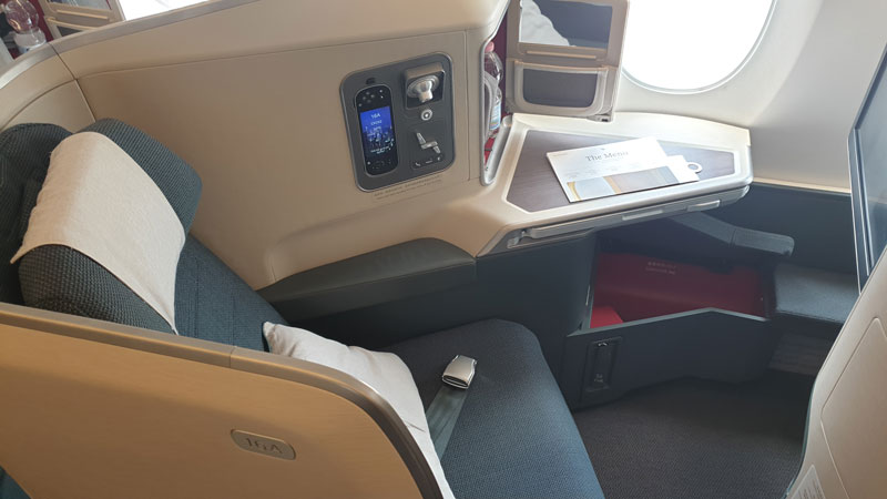 Cathay Pacific Business Class Seat