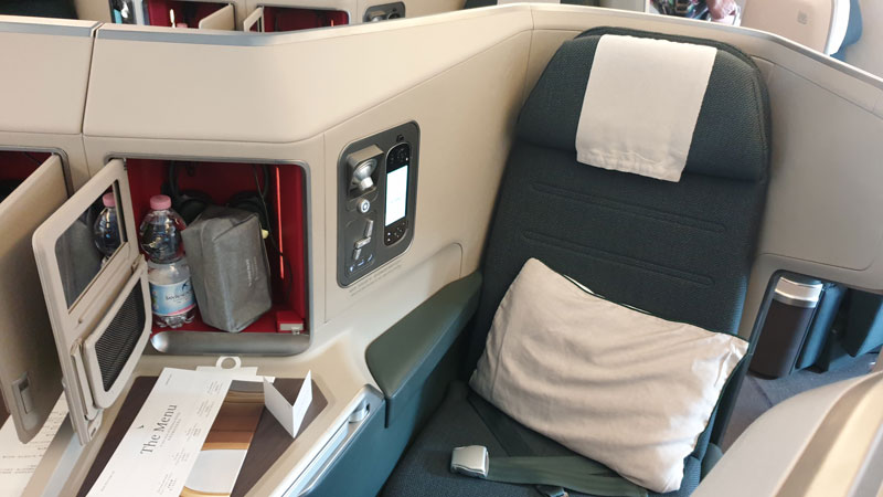Cathay Pacific Business Class Seat