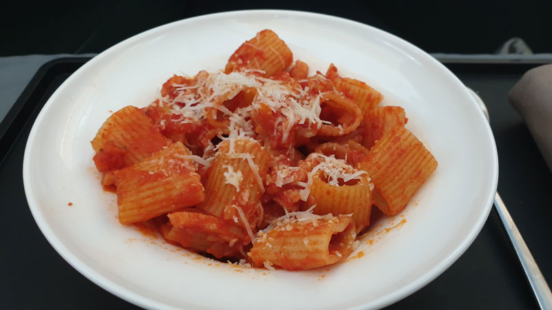 Vegetarian Pasta option