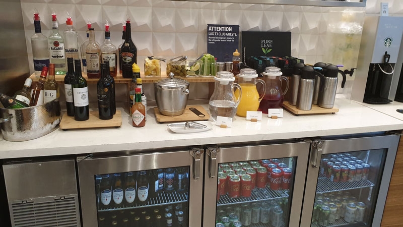 Self serve drinks and make your own cocktail station