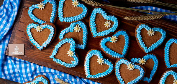 Traditional Gingerbread served onboard Emirates