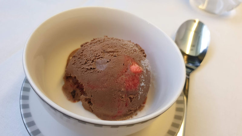 Dessert: Rocky Road Ice Cream